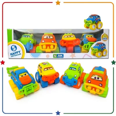 Set x4 carritos llantones